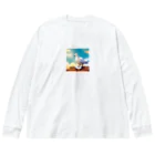 kstm_comのはとちゃんグッズ Big Long Sleeve T-Shirt