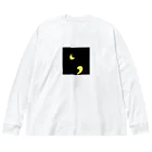 地球のどこかで生きているショップ。の夜の月 Big Long Sleeve T-Shirt