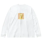 Yoshionekoのかわよネコ　サックス Big Long Sleeve T-Shirt