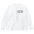 Rail Square の方向幕【普通】白地 Big Long Sleeve T-Shirt