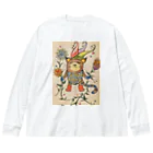 suuのカラフル猫 Big Long Sleeve T-Shirt