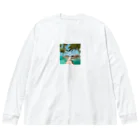 Totally-Fascinatingのモルディブビーチバンガロー Big Long Sleeve T-Shirt