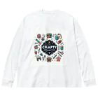 The Crafty CollectiveのThe Crafty Collective のロゴマーク ビッグシルエットロングスリーブTシャツ