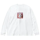 デザインマジックボックスのねこのメロディ Big Long Sleeve T-Shirt