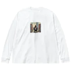 oki プリントショップの都会で暮らすゴリラ Big Long Sleeve T-Shirt