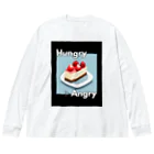 hAngryの【NYチーズケーキ】hAngry Big Long Sleeve T-Shirt