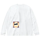 toto012の猫のシルエットグッズ Big Long Sleeve T-Shirt