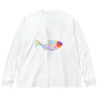 mumusの魚　jigsaw pals ビッグシルエットロングスリーブTシャツ