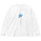 ワクワクセレブレイトのイルカくん Big Long Sleeve T-Shirt