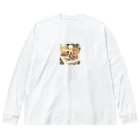 無類の酒好きのビールには唐揚げ Big Long Sleeve T-Shirt