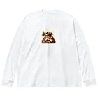 sa_ttyonnのにんじんを持つ パグ Big Long Sleeve T-Shirt