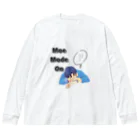 IMINfiniteの先輩　moe mode on  ビッグシルエットロングスリーブTシャツ