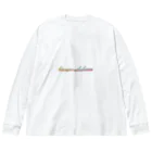 Risa-shopのhinnyuusikakatan(レインボー) Big Long Sleeve T-Shirt