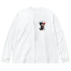 yasunekoの黒猫(ソックス) Big Long Sleeve T-Shirt