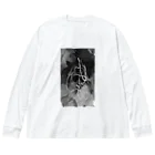 nattoooのぐちゃぐちゃアクリル Big Long Sleeve T-Shirt