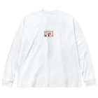 shiba9のバンクシー風　猫のらくがき Big Long Sleeve T-Shirt