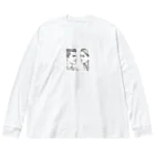 moribouの相手の話に耳を傾ける女性のアートグッズ Big Long Sleeve T-Shirt