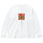 ぽてとのフルーツゼリーカメレオン Big Long Sleeve T-Shirt