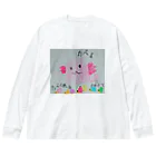 niconico shopのらくがきうーぱーちゃん Big Long Sleeve T-Shirt