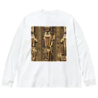 maeken work shopipの猫神官 Big Long Sleeve T-Shirt