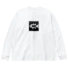 アジンガーのバスラバ黒 Big Long Sleeve T-Shirt