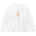 SAKIのウサギのシンプルで可愛いカラーイラスト Big Long Sleeve T-Shirt