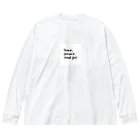 KSK SHOPのシンプルなデザイン ビッグシルエットロングスリーブTシャツ