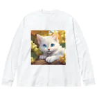 yoiyononakaの葡萄畑の番猫02 Big Long Sleeve T-Shirt