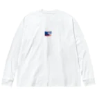 Chado Fashionの幻想的な空に心躍る Big Long Sleeve T-Shirt