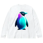 一人親方55歳FIREのスタイリッシュペンギン Big Long Sleeve T-Shirt