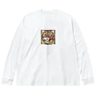 mofu mofu309のポルシェ見えへん Big Long Sleeve T-Shirt