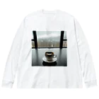 ミウ&ゆうの部屋のcoffee Time ビッグシルエットロングスリーブTシャツ