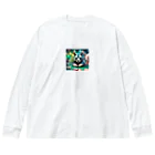 KR212121のポーカー動物 Big Long Sleeve T-Shirt