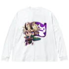 ロキのロキロキ団三輪車アバ雷炎ちゃん Big Long Sleeve T-Shirt