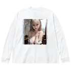 sounya sounyaの美女 図鑑（むにゅっ） Big Long Sleeve T-Shirt