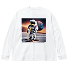 宇宙開発デザイン科のここでなら出来る ビッグシルエットロングスリーブTシャツ