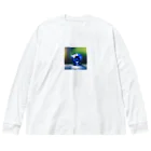 miki_6969のサファイヤの輝き Big Long Sleeve T-Shirt