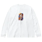 AI職人👨‍🏭のAI「Taylor Swift」水彩 Big Long Sleeve T-Shirt