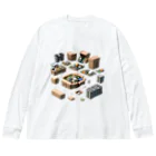 CHOCOLATEAの自然との共存 Big Long Sleeve T-Shirt