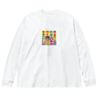 Satoshi27のユニークな特徴や能力子供たち Big Long Sleeve T-Shirt