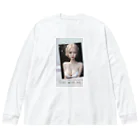 sounya sounyaの美女 図鑑（Stay with me.） ビッグシルエットロングスリーブTシャツ