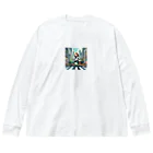 active-msk2のアーバンジャングルのリーダー Big Long Sleeve T-Shirt