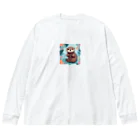 YOO1978の(*≧з≦)カワウソのグッズ Big Long Sleeve T-Shirt