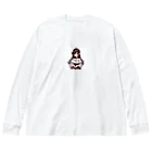 鯖津 納子のエルフちゃん ビッグシルエットロングスリーブTシャツ