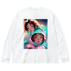 tomityomiの幻想的な風景に二人 Big Long Sleeve T-Shirt