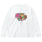 串カツワールドの串カツの妖精クシニョロ（クシニョロワールド） Big Long Sleeve T-Shirt