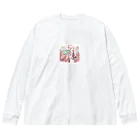 tamの学校のカラーイラスト ビッグシルエットロングスリーブTシャツ