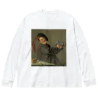 世界美術商店の陽気な酒飲み / The Jolly Drinker Big Long Sleeve T-Shirt