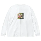 Flower Twinkleのクルマ ビッグシルエットロングスリーブTシャツ