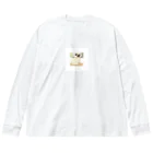 やのや食堂の犬　パグ Big Long Sleeve T-Shirt